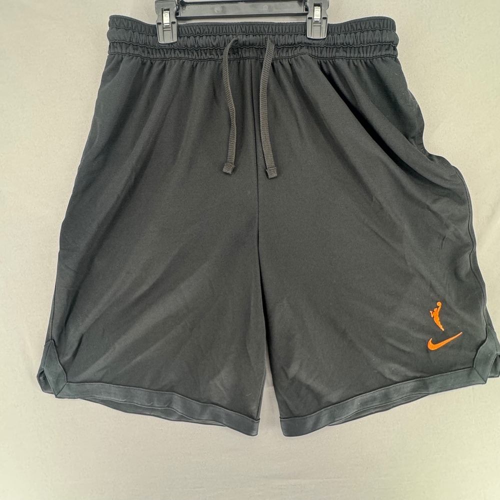 Nike WNBA Dri-FIT Basketball Shorts Mens XL Black Orange Logo New With Tags
